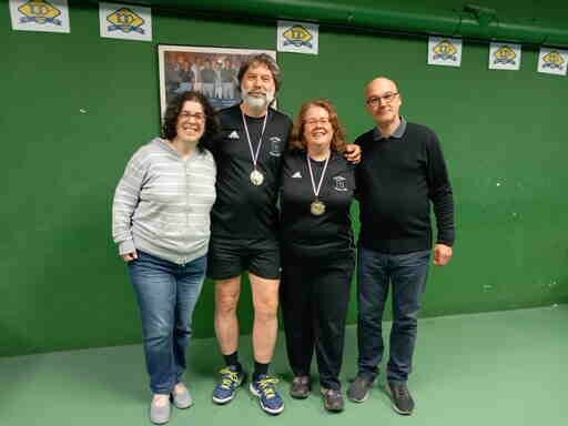 Philippe et Muriel médaillés au championnat individuel Sport en Entreprise