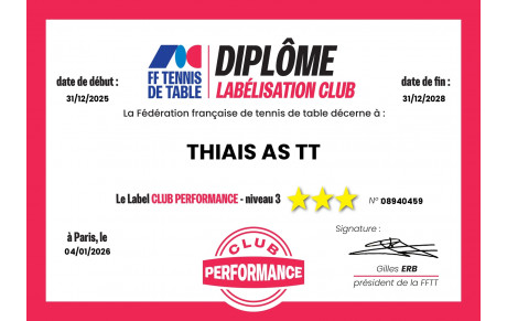 De nouveaux Labels pour le club